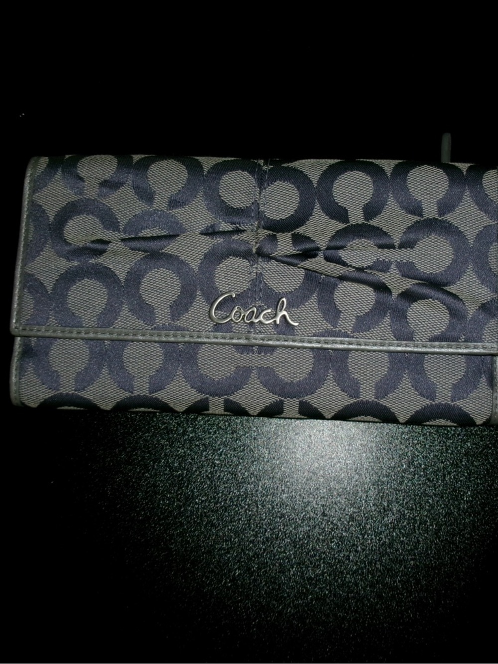 Coach 13427 Op Art Signature C Hobo with matching wallet!! Lavender - Picture 7 of 11